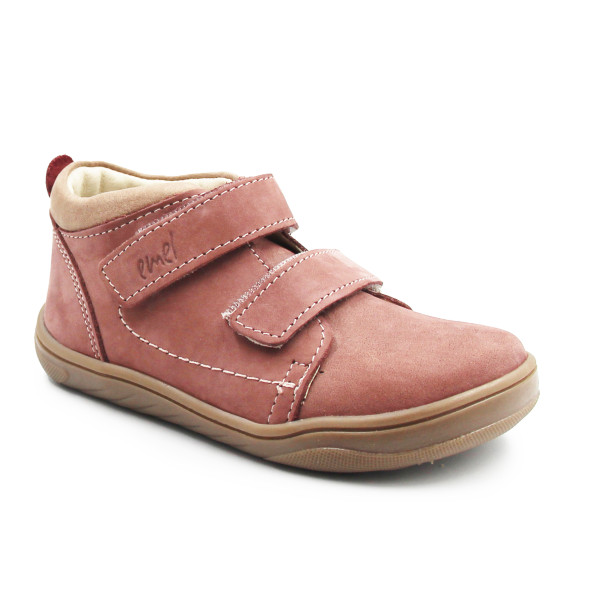 Buty Jesienne Dziewczęce Barefoot Różowe Trampki Emel E 2145C-2
