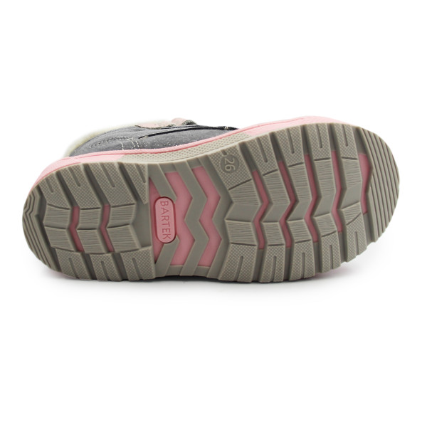 Buty Zimowe Dla Dziewczynek Ocieplane Wełną Bartek 84007-70