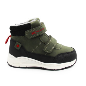 Ocieplane Buty Dziecięce Dla Chłopca na Jesień i Zimę Wojtyłko 1Z26092 Zielony
