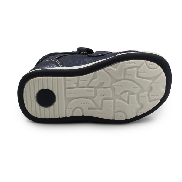 Dziewczęce Buty Na Jesień Błyszczące Wojtyłko 1T26082 Granat