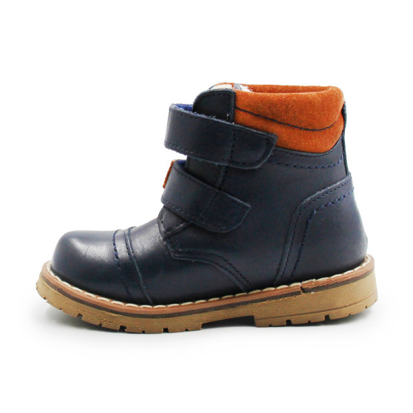 Trzewiki dla chłopca na zimę ocieplane wełną Emel ev 2447A-12