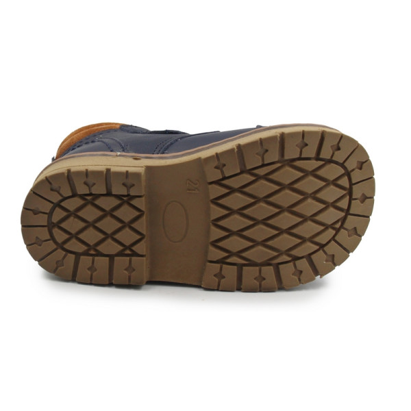 Trzewiki dla chłopca na zimę ocieplane wełną Emel ev 2447A-12