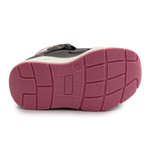 Zimowe Buty Dla Dziewczynek Na Rzep Ocieplane Wojtyłko 1Z26090 Szary