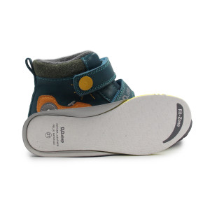 Ocieplane Buty Dla Chłopców Traktor Ciepłe Kozaki DD STEP  S071-52771AMO Sea Green