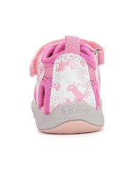 Różowe Sandały Do Wody Dla Dziewczynek w Jednorożce DD STEP G065-61146DM Hot Pink