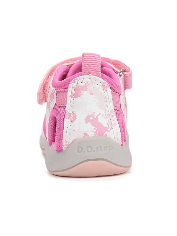 Różowe Sandały Do Wody Dla Dziewczynek w Jednorożce DD STEP G065-61146DM Hot Pink