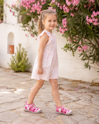 Różowe Sandały Do Wody Dla Dziewczynek w Jednorożce DD STEP G065-61146DM Hot Pink