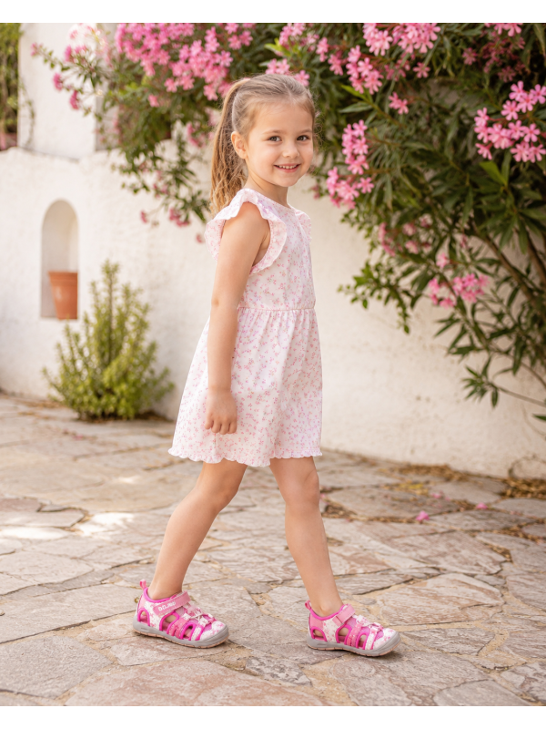 Różowe Sandały Do Wody Dla Dziewczynek w Jednorożce DD STEP G065-61146DM Hot Pink
