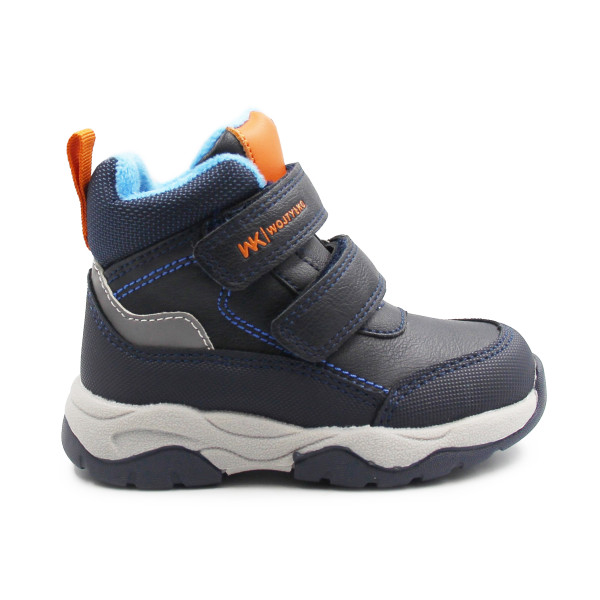 Dziecięce Buty Na Zimę Ocieplane Dla Chłopczyka Wojtyłko 1Z26091 Granat