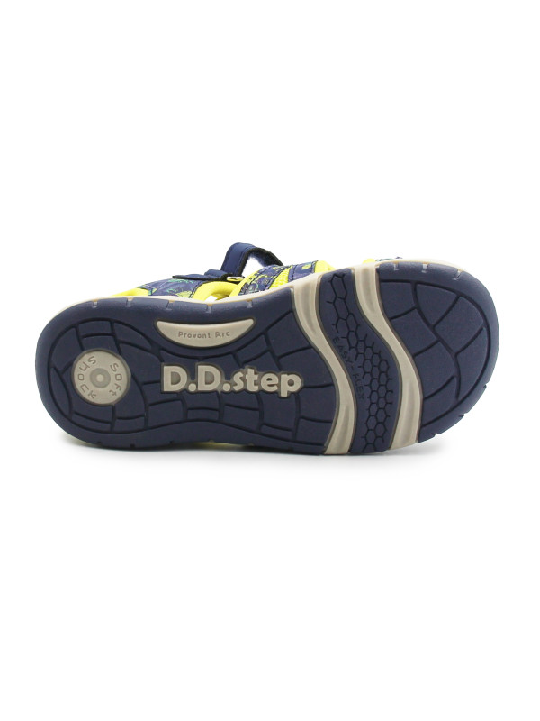 Chłopięce Sandały Do Wody Szybkoschnące DD STEP G065-61146BM Lemon