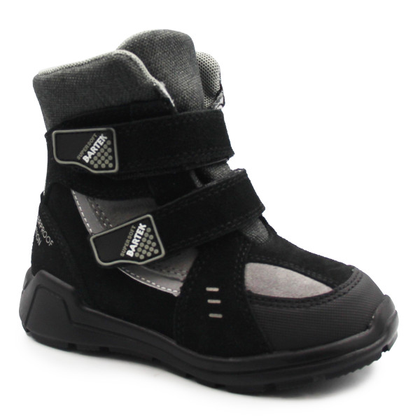 Wodoodporne Buty Dla Chłopca na Jesień i Zimę Czarne Bartek 88006-71