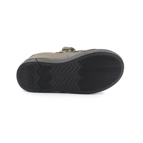 Chłopięce Buty Na Wiosnę Półbuty LED DD STEP S068-52288MZ Khaki