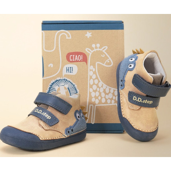 Dziecięce Buty Na Jesień Dla Chłopczyków DD STEP S066-52509 Cream