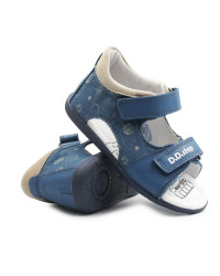 Niebieskie Sandały Dla Chłopca DD STEP G075-61722AM Royal Blue