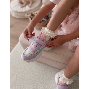 Buty Do Szkoły Dla Dziewczynek Sportowe Adidasy z Siatką Bartek 87008-16