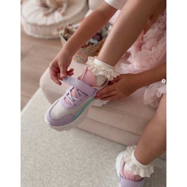 Buty Do Szkoły Dla Dziewczynek Sportowe Adidasy z Siatką Bartek 87008-16