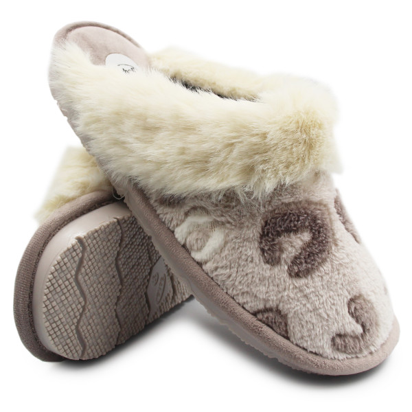 Kapcie Po Domu Dla Kobiet Miękkie Damskie Scholl BRIENNE MED MF325021062 Taupe