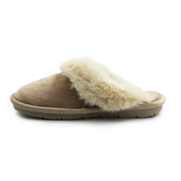 Kapcie Domowe Na jesień i Zimę Damskie Scholl BRIENNE MED MF308541561 Light Taupe