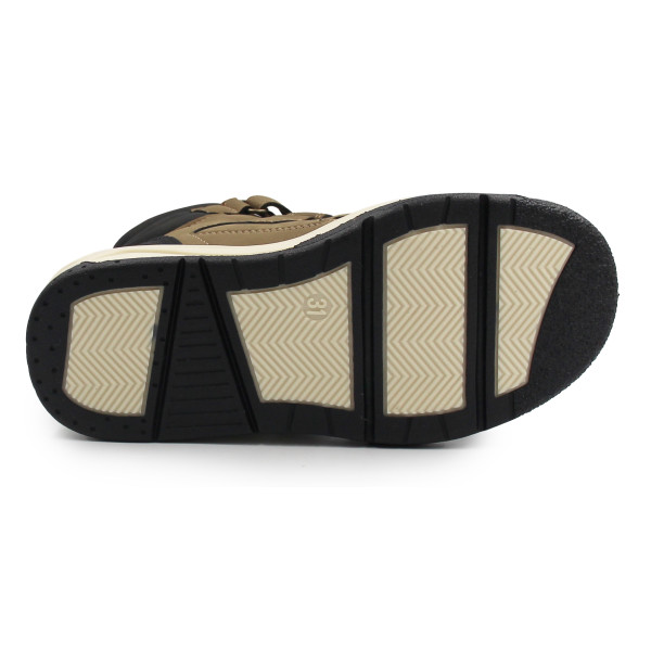 Ocieplane Buty Na Jesień i Zimę Dla Chłopca Młodzieżowe Wojtyłko 5Z26104 Brązowy