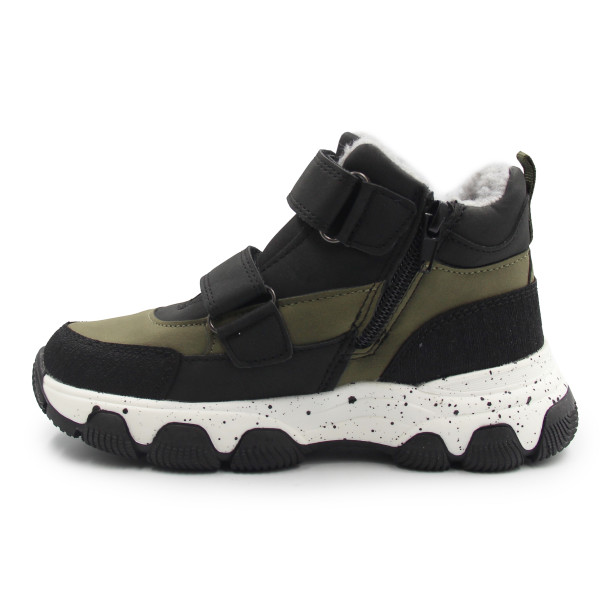 Ocieplane Buty Chłopięce na Jesień i Zimę Młodzieżowe Wojtyłko 5Z26103 Zielony