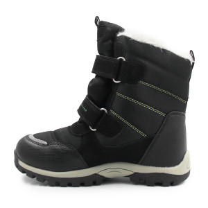 Czarne Buty Na Zimę Chłopięce Młodzieżowe SOFT SHELL Wojtyłko 5ZŚ26114