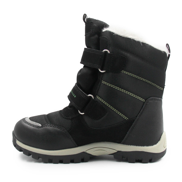 Czarne Buty Na Zimę Chłopięce Młodzieżowe SOFT SHELL Wojtyłko 5ZŚ26114