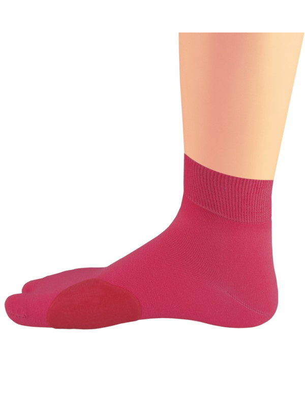 Różowe Skarpety Medyczne na Haluksy FootloseSocks