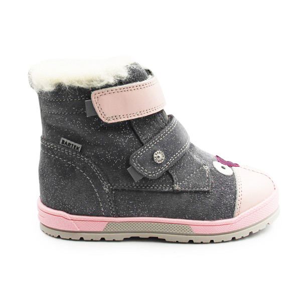 Buty Zimowe Dla Dziewczynek Ocieplane Wełną Bartek 84007-70