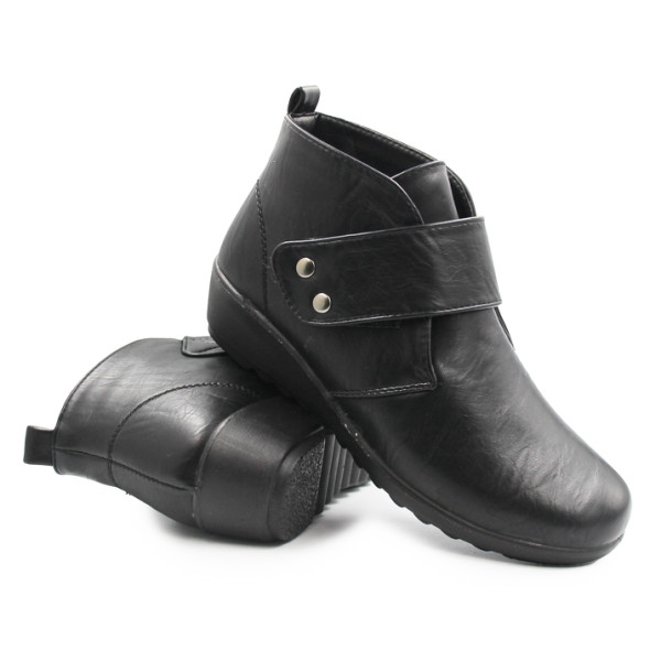 Damskie Buty Eleganckie Na Jesień i Zimę Ocieplane Wojtyłko 7ZB24008C Czarny