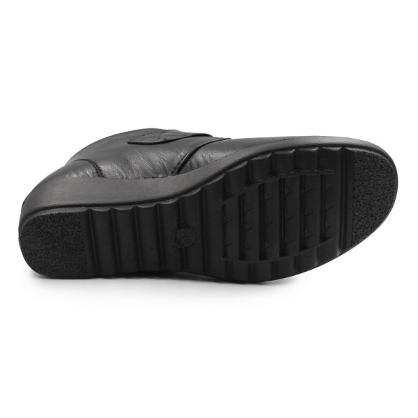 Damskie Buty Eleganckie Na Jesień i Zimę Ocieplane Wojtyłko 7ZB24008C Czarny