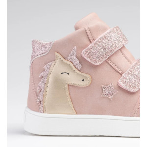 Brokatowe buciki dla dziewczynek na wiosnę jednorożec Wojtyłko 1T26080