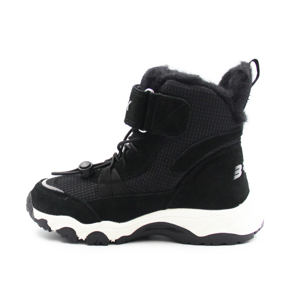 Dziecięce Buty Zimowe Ocieplane Czarne Wodoodporne Bartek 86307-81