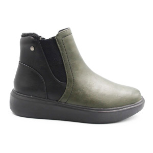 Botki Damskie Na Jesień i Zimę Wojtyłko 7ZB26030 Oliwka