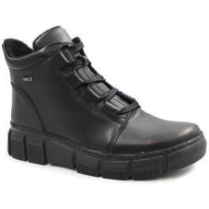 Buty Zimowe Damskie Ocieplane Botki Helios 523 Czarne