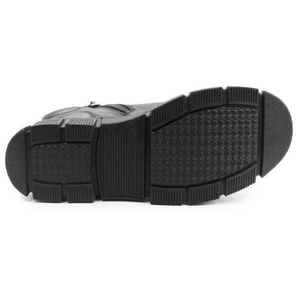 Buty Zimowe Damskie Ocieplane Botki Helios 523 Czarne