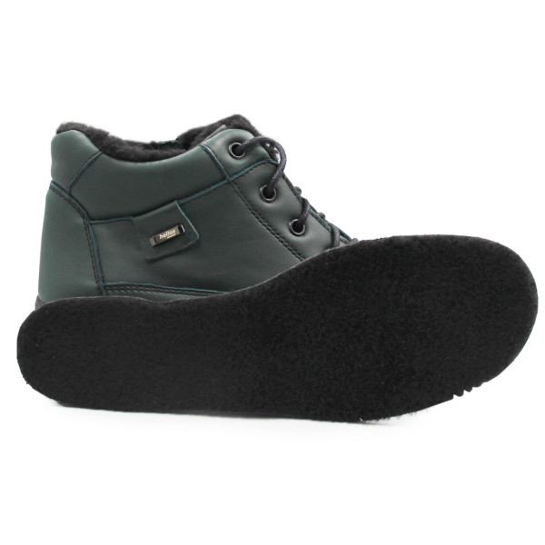 Ocieplone Buty Damskie Na Zimę Sznurowane Helios 553 Zielony