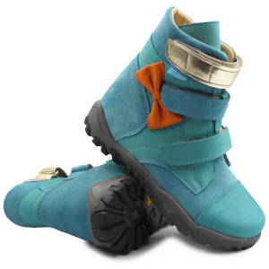 Buty ortopedyczne zimowe dla dziewczynki ocieplane wełną Aurelka 30