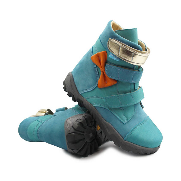 Buty ortopedyczne zimowe dla dziewczynki ocieplane wełną Aurelka 30