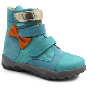 Buty ortopedyczne zimowe dla dziewczynki ocieplane wełną Aurelka 30