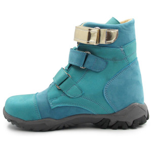 Buty ortopedyczne zimowe dla dziewczynki ocieplane wełną Aurelka 30