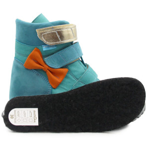Buty ortopedyczne zimowe dla dziewczynki ocieplane wełną Aurelka 30