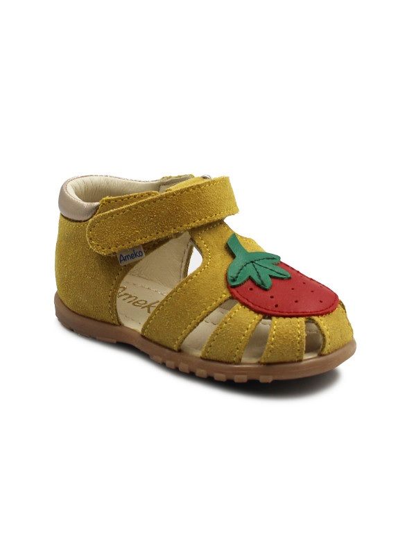 Dziecięce Sandały na Lato Półsandały Truskawka Ameko A6-Strawberry-Yellow