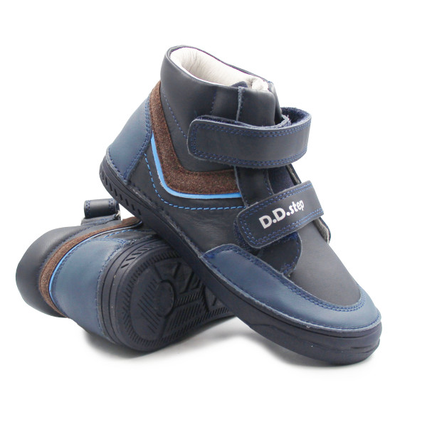 Chłopięce Buty Wiosenne Trzewiki Młodzieżowe DD STEP A040-52962BL Royal Blue
