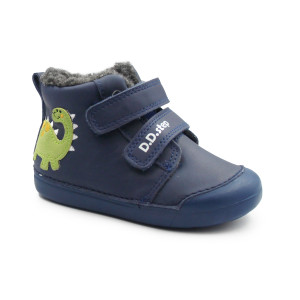 Buty Zimowe Dla Chłopczyka Ocieplane DD STEP W066-52525A Bermuda Blue