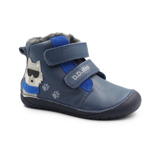 Dziecięce Buty Na Zimę Chłopięce DD STEP W070-52893 Royal Blue