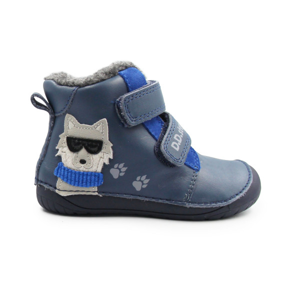 Dziecięce Buty Na Zimę Chłopięce DD STEP W070-52893 Royal Blue