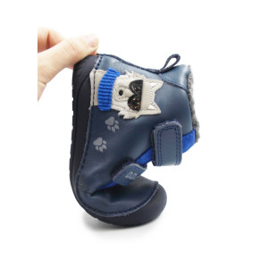 Dziecięce Buty Na Zimę Chłopięce DD STEP W070-52893 Royal Blue
