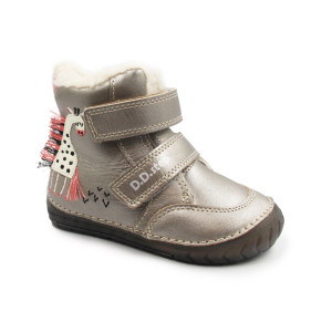 Ocieplane Buciki Dla Dziewczynki DD STEP W029-52766 Bronze
