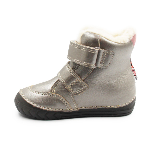 Ocieplane Buciki Dla Dziewczynki DD STEP W029-52766 Bronze