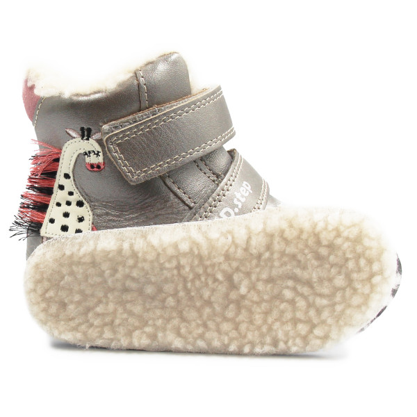 Ocieplane Buciki Dla Dziewczynki DD STEP W029-52766 Bronze